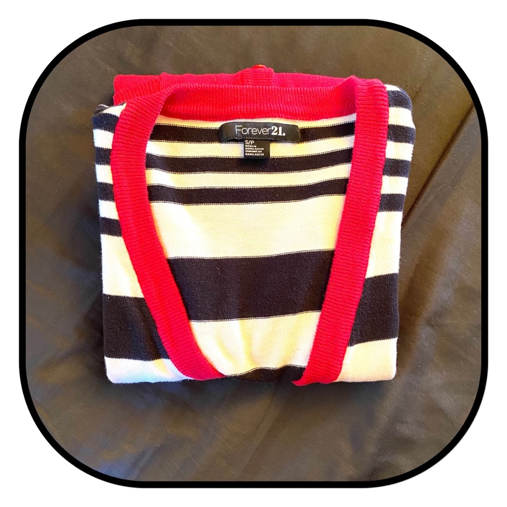 Forever 21 GUC Darling TriColored Cardigan - Picture 3 of 3